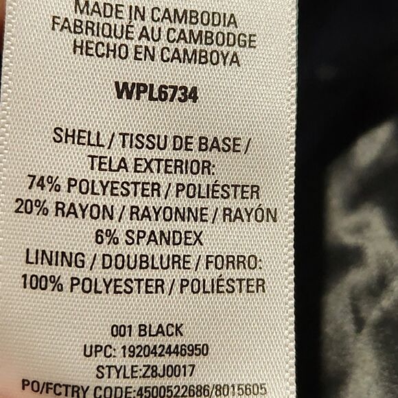 Izod Blazer for Boys Sizes 18 Black Two Front Buttons Lined - Picture 14 of 14